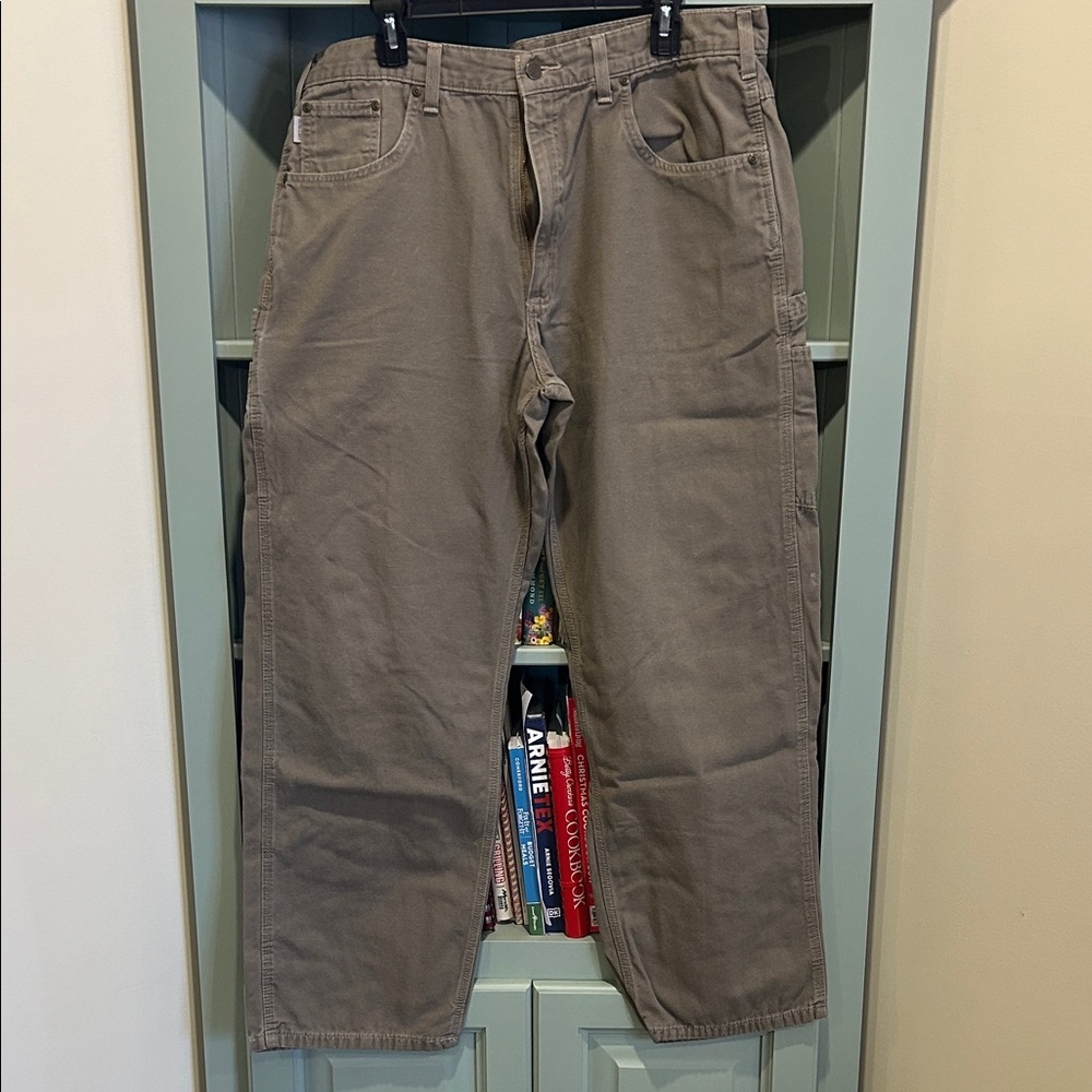 Carhartt, Men's Gray Pants, 38x32